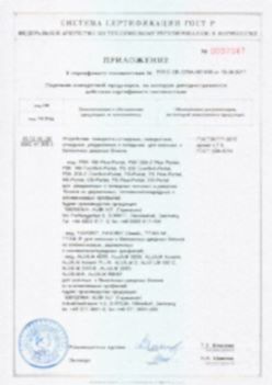 2017.06.19 Алматы - Приложение к сертификату Устройства поворотные, откидные, Siegenia-Aubi KG. ГОСТ 30777-2012